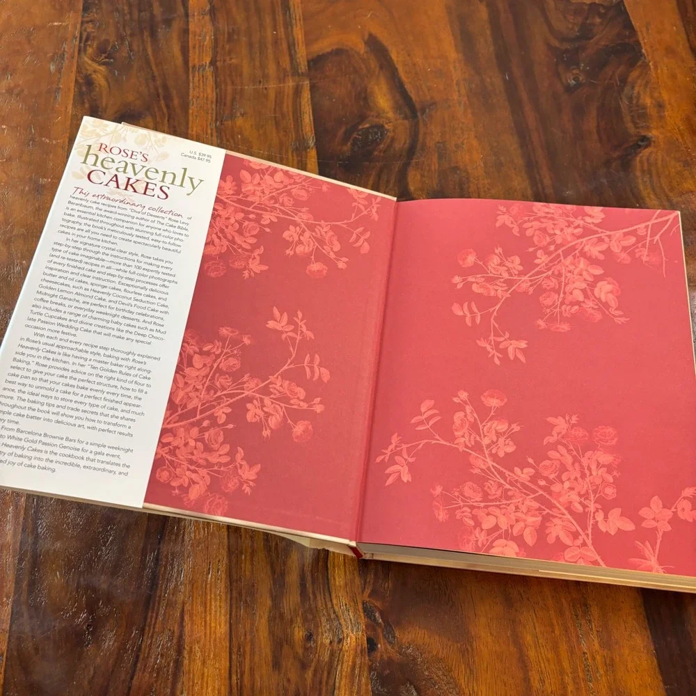 Roses Heavenly Cakes Rose Levy Beranbaum Hardcover Cookbook 2009 First Edition